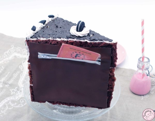 Sac layer cake chocolat