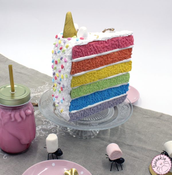 sac pastel rainbow cake licorne