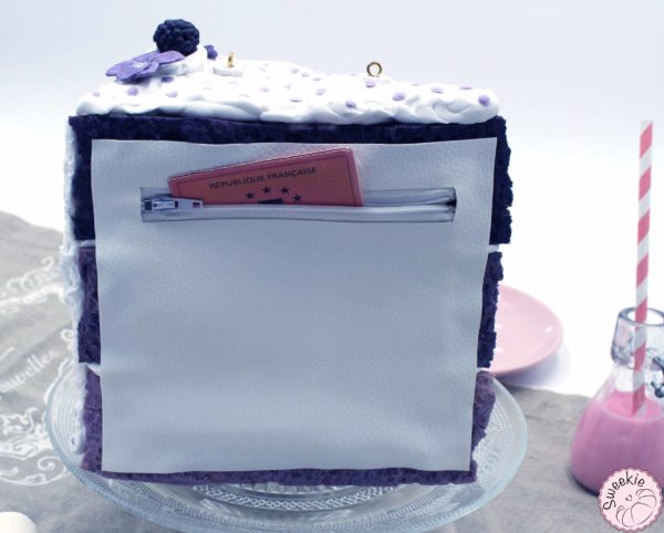 sac layer cake à la violette